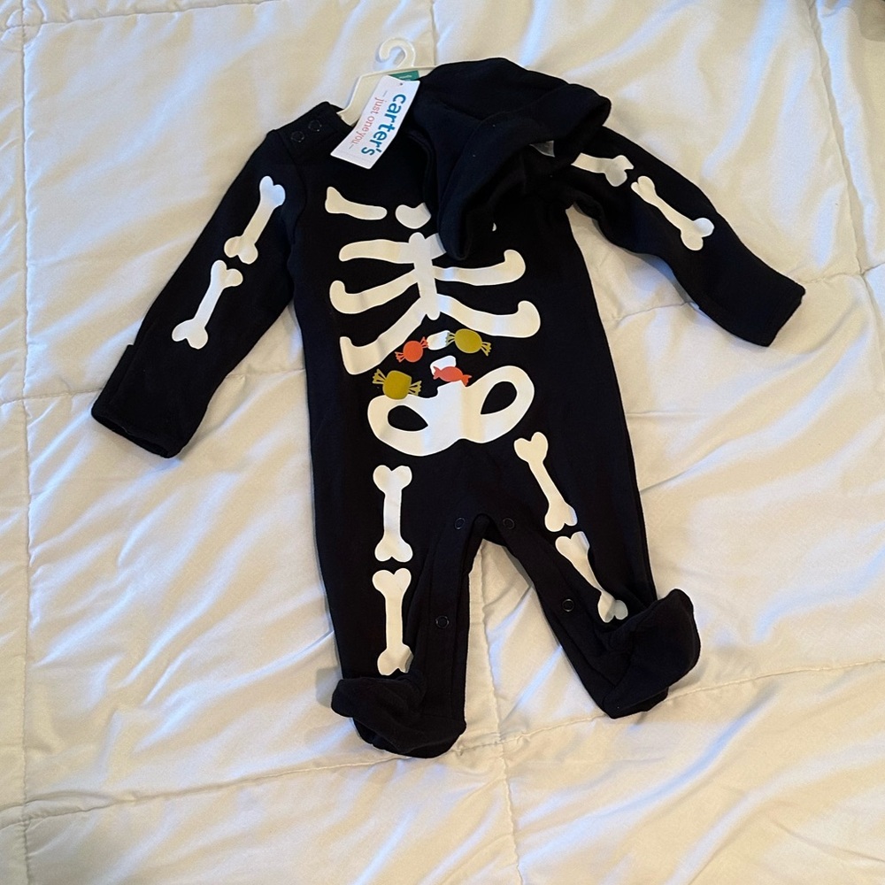 NWT Skeleton Onesie size 3 months